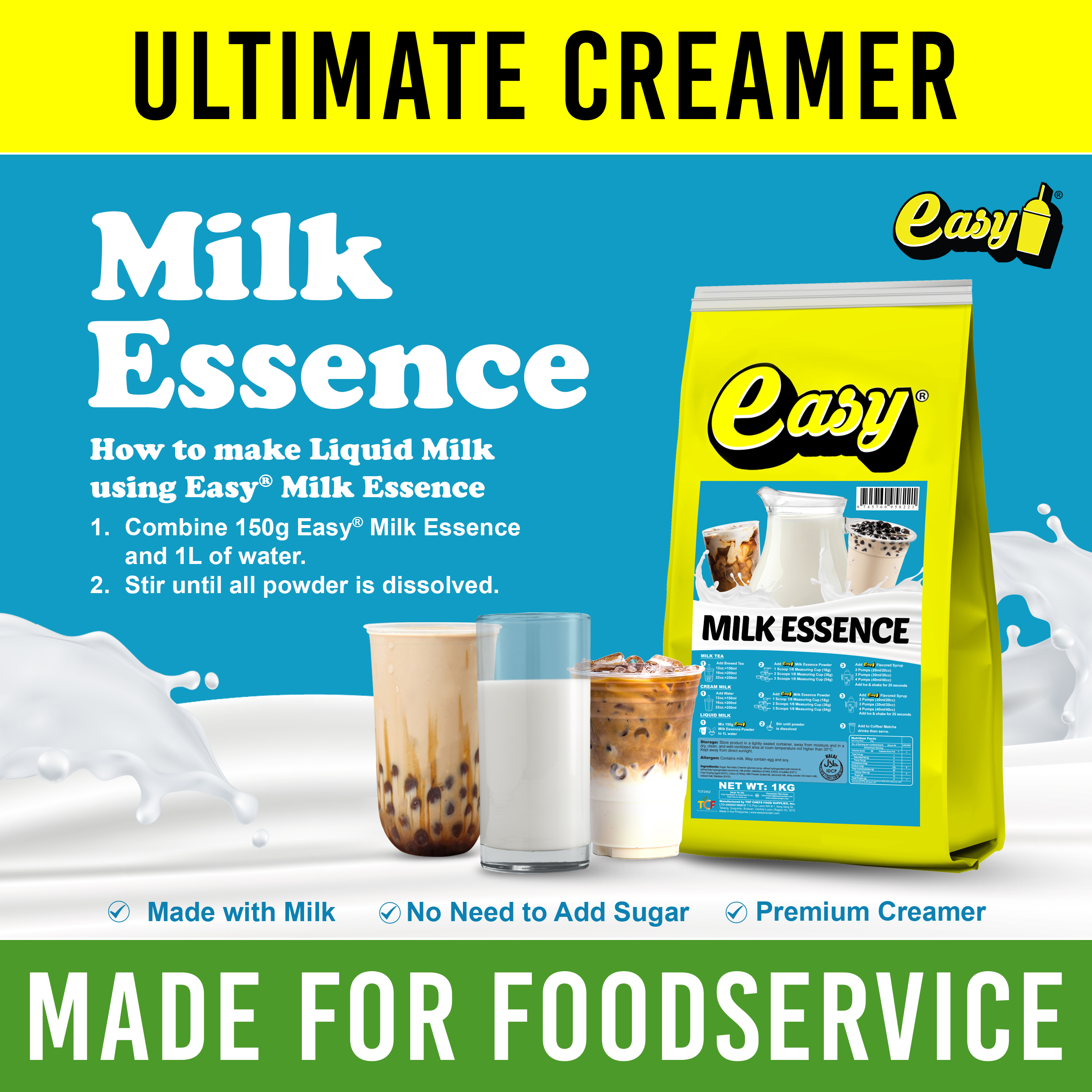 Milk Essence Post 2, Easy Brand