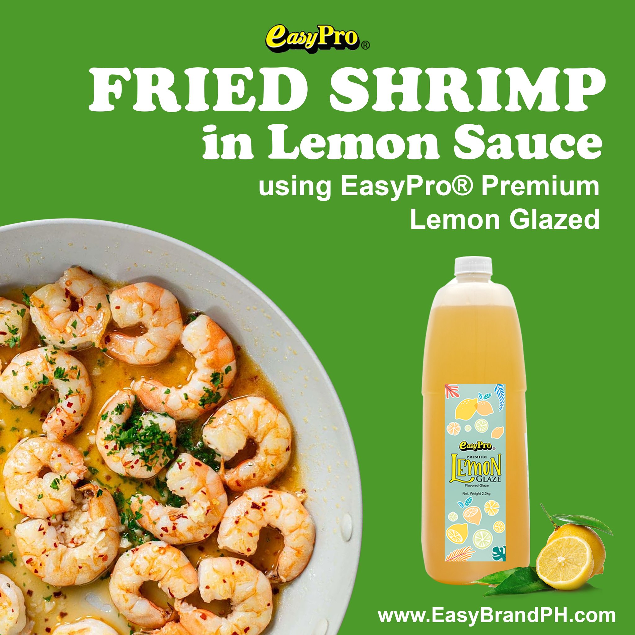 Fried Shrimp in Lemon Sauce