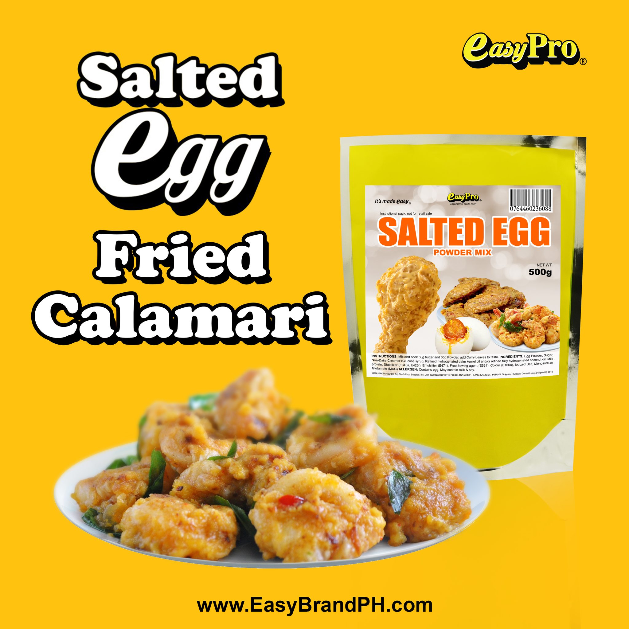 Salted Egg Fried Calamari