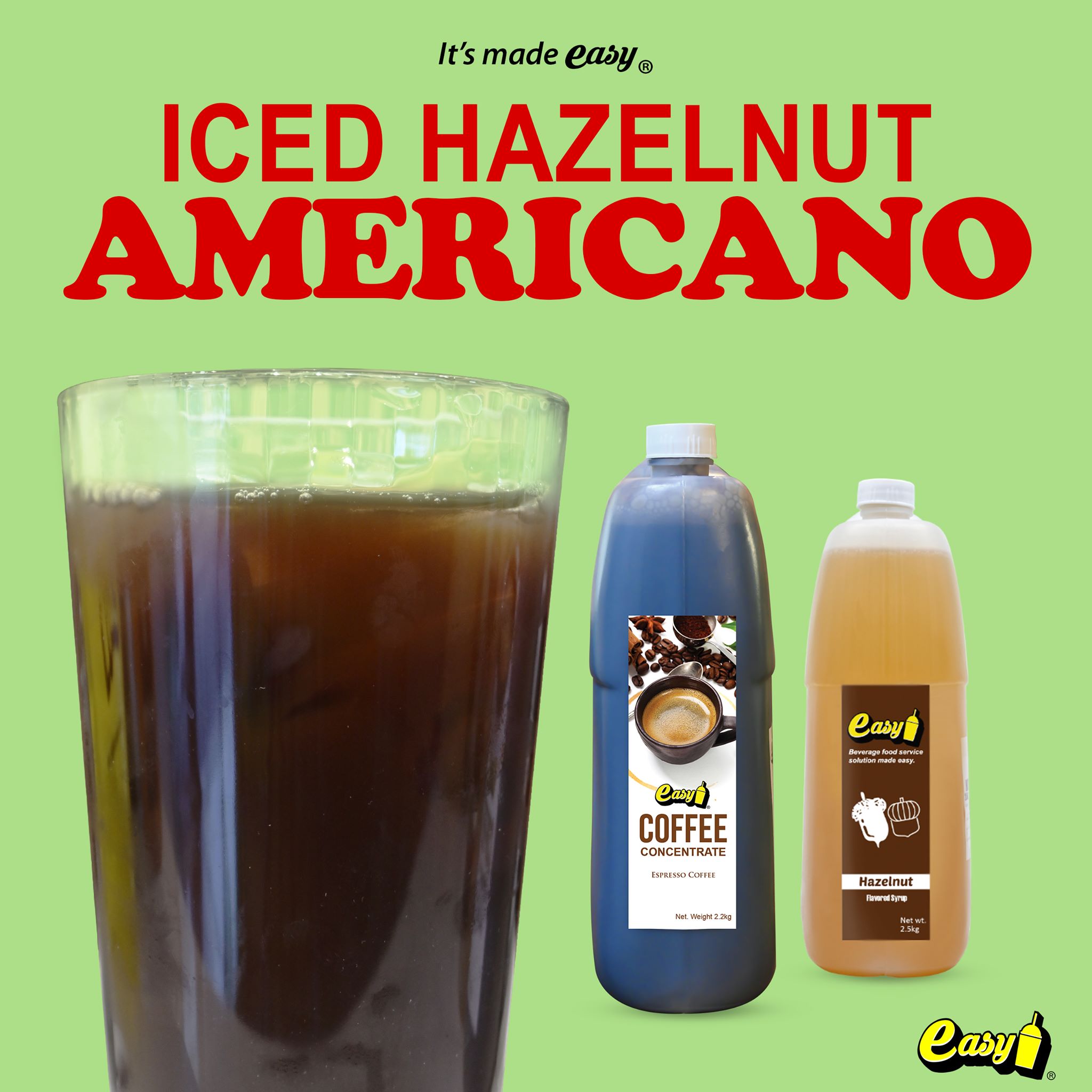 Iced Hazelnut Americano