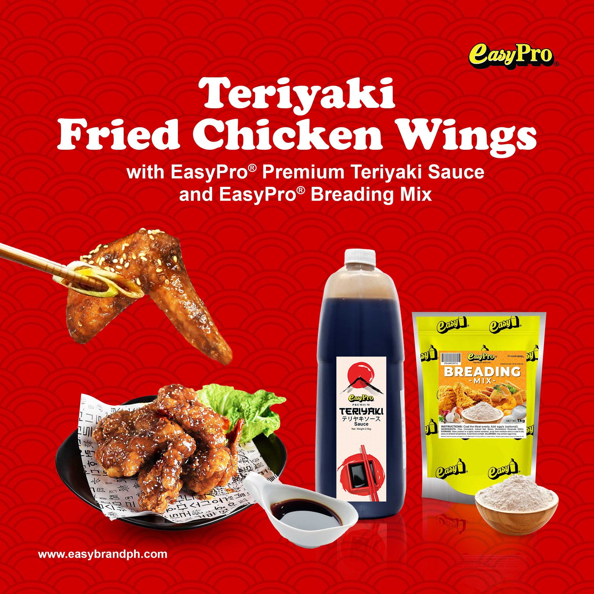 Teriyaki Fried Chicken Wings