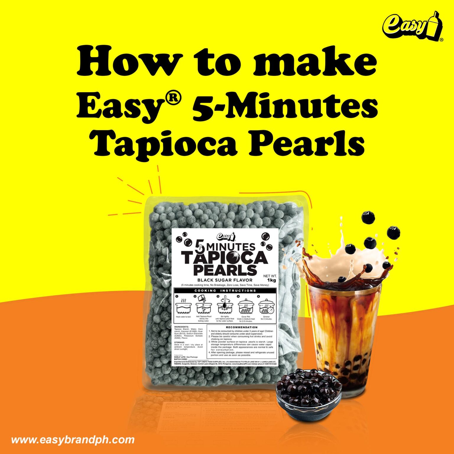 Easy® 5 Minutes Tapioca Pearls - Easy Brand