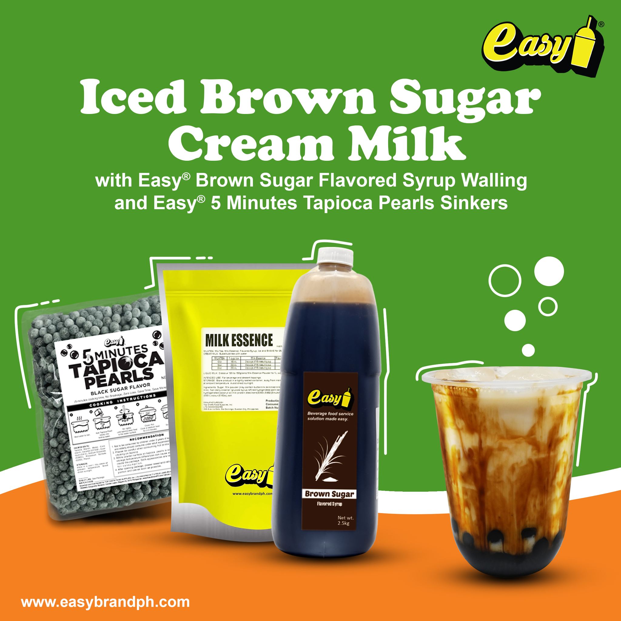 Iced Brown Sugar Cream Milk