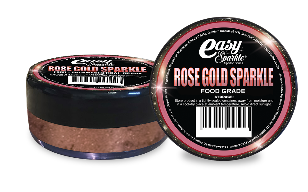 rose gold sparkle
