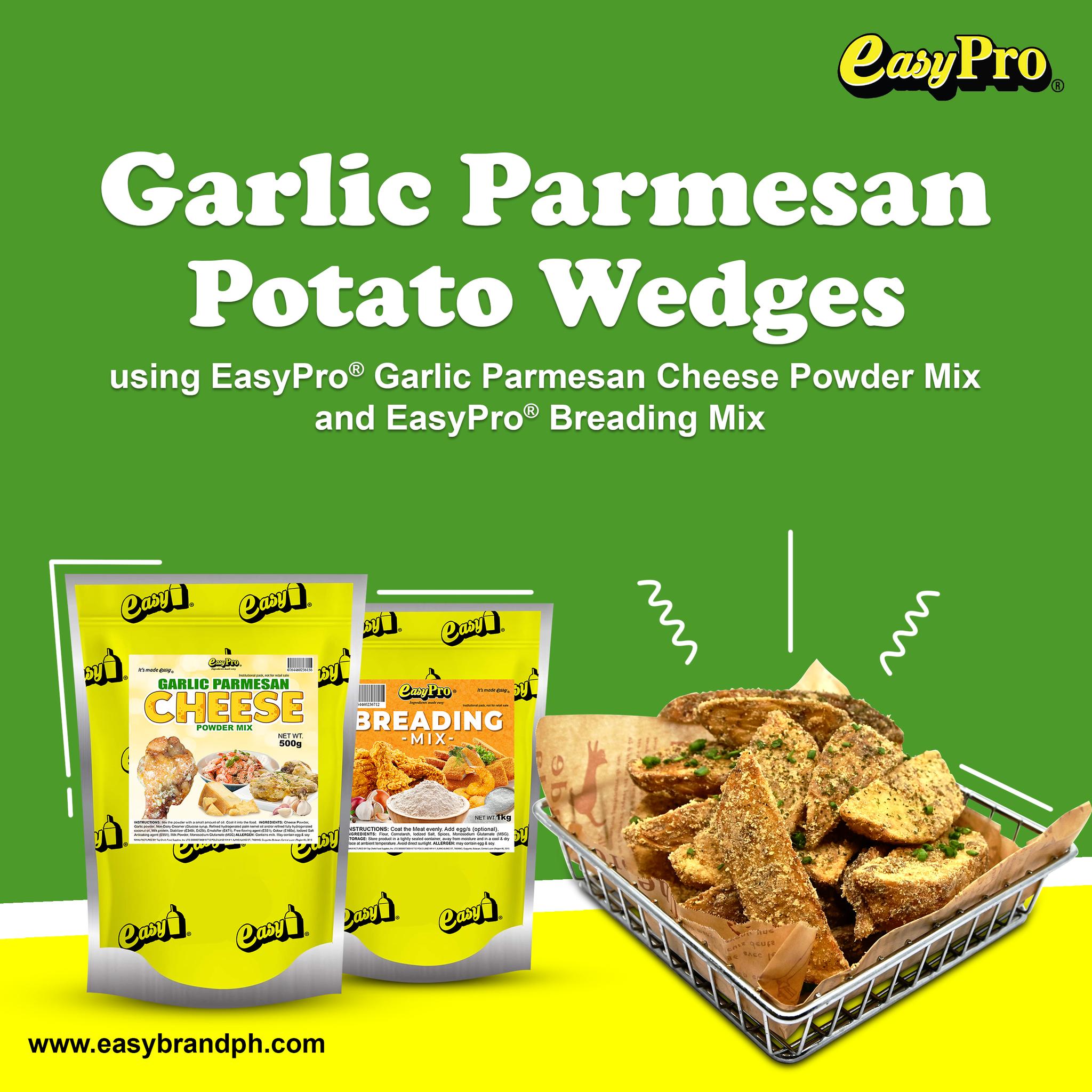 Garlic Parmesan Potato Wedges